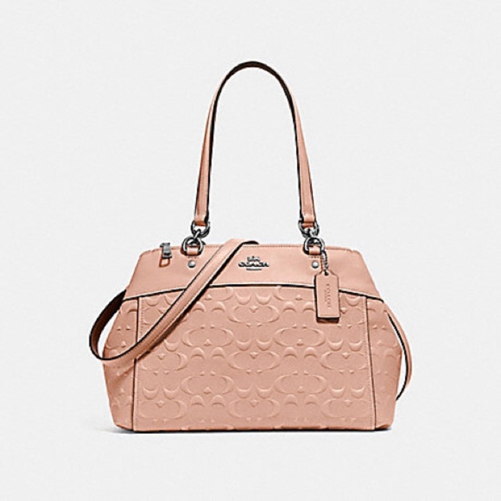 Brooke Carryall Coach Nude Pink Purse